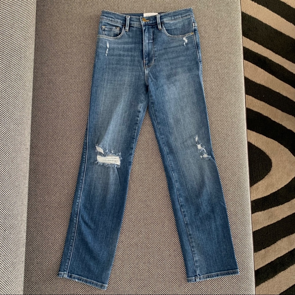 FRAME Denim Le Sylvie Straight Jeans
